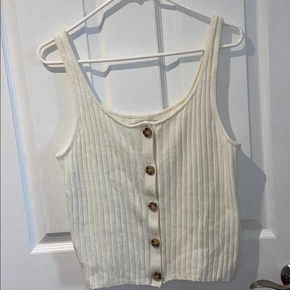 Women’s knitted tank top - Picture 2 of 3